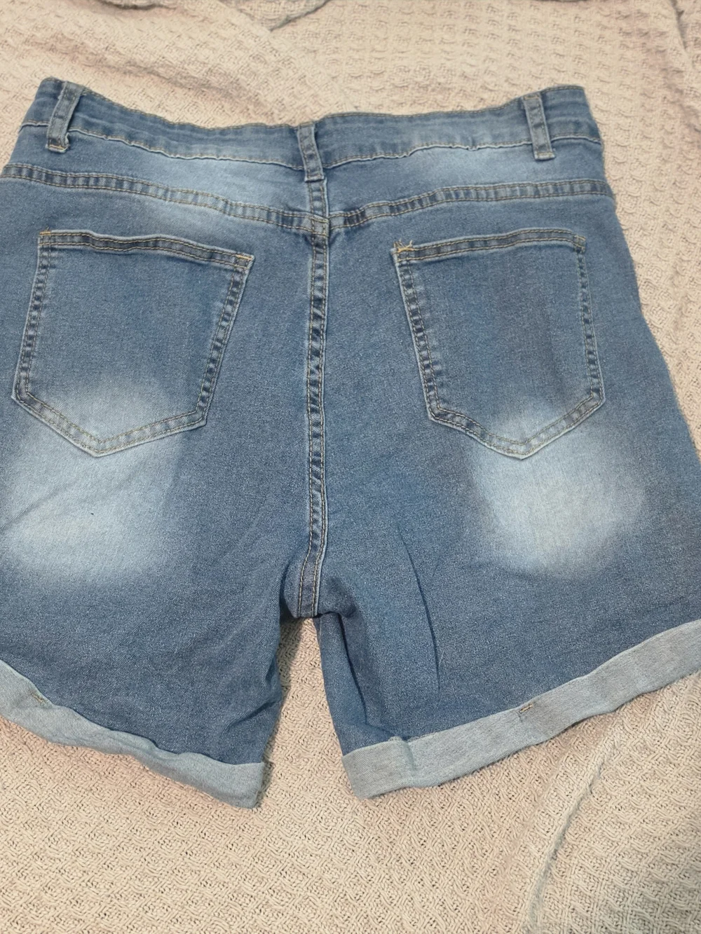 Men's Blue Denim Shorts